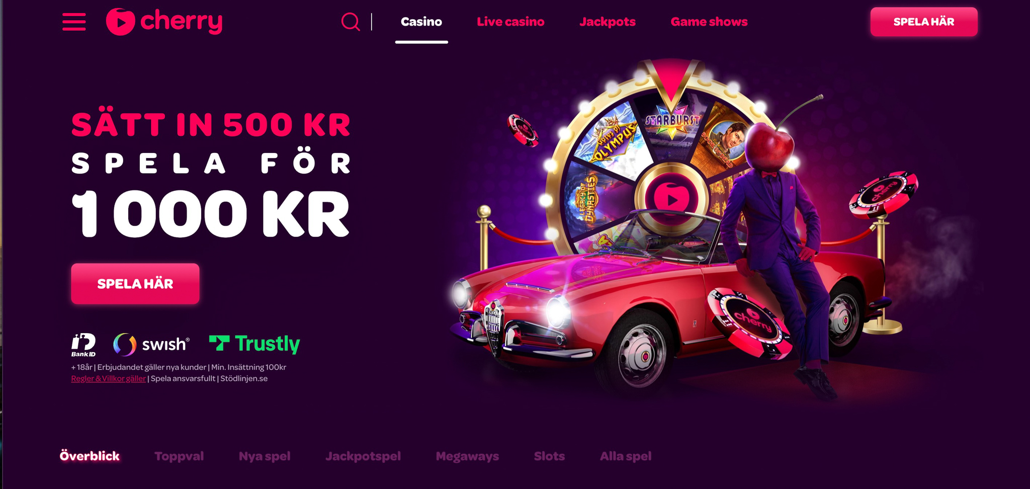Cherry casino recension - Sveriges Bästa Casino - 03