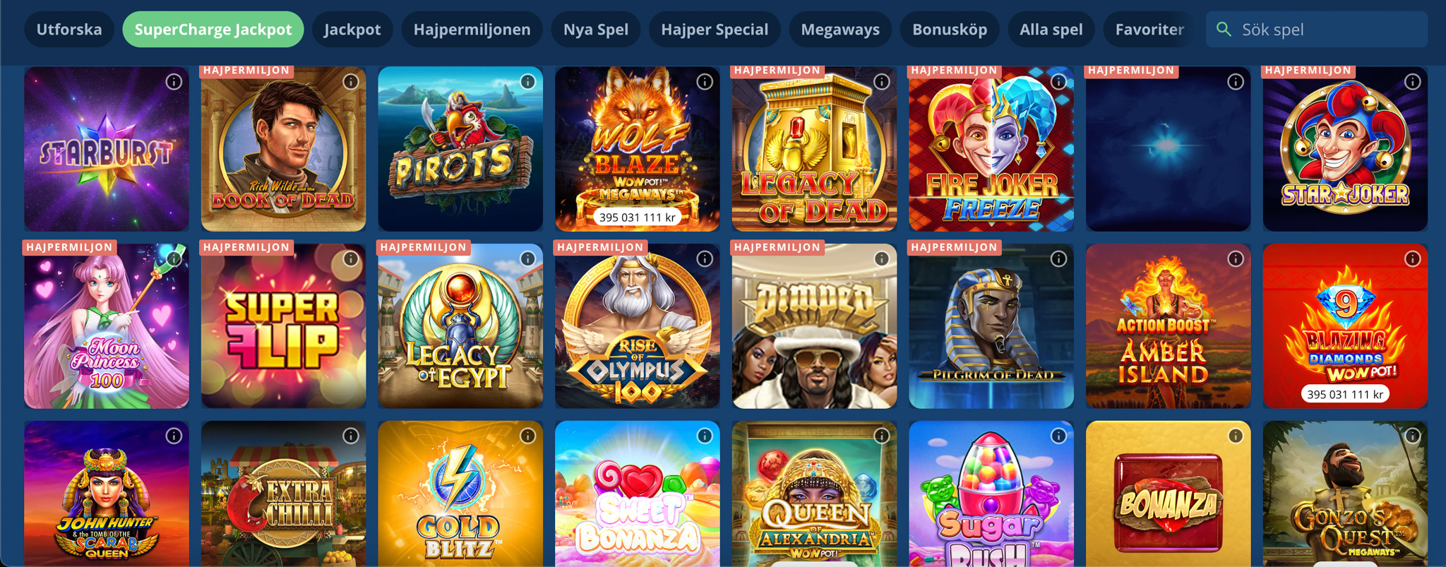 Hajper Casino recension - Sveriges Bästa Casino - 03