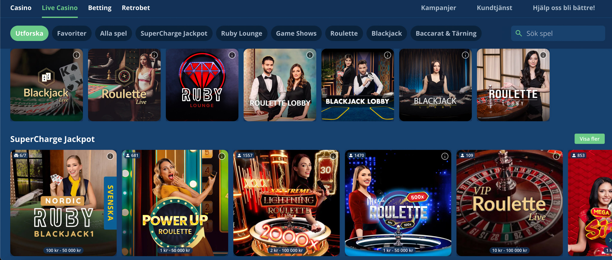 Hajper Casino recension - Sveriges Bästa Casino - 04