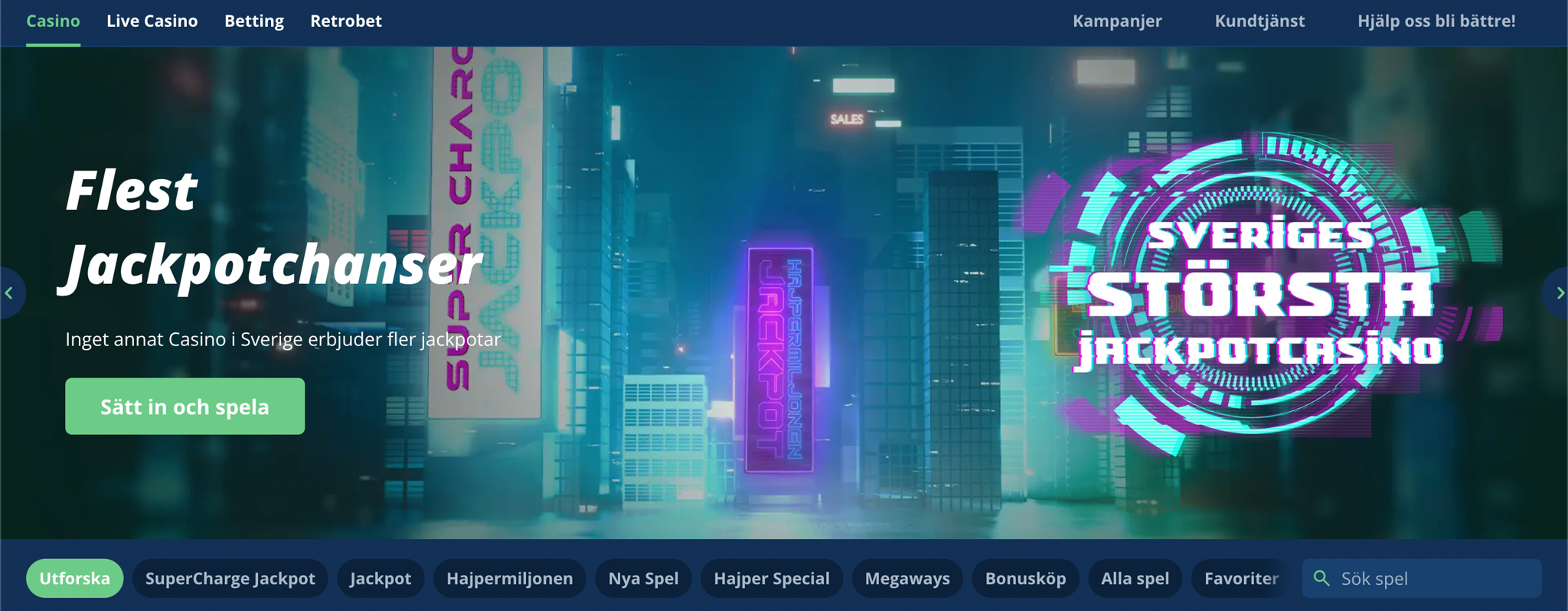 Hajper Casino recension - Sveriges Bästa Casino - 06