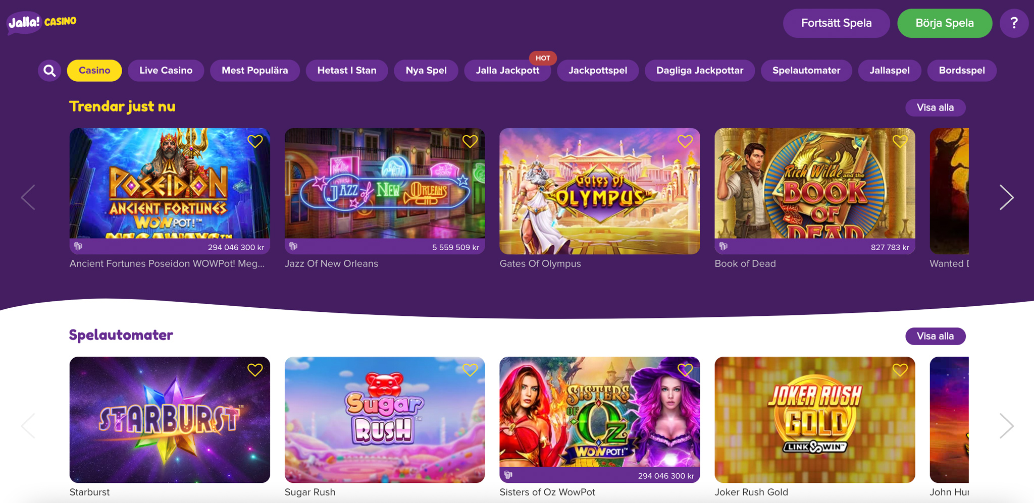 Jalla Casino recension - Sveriges Bästa Casino - 06