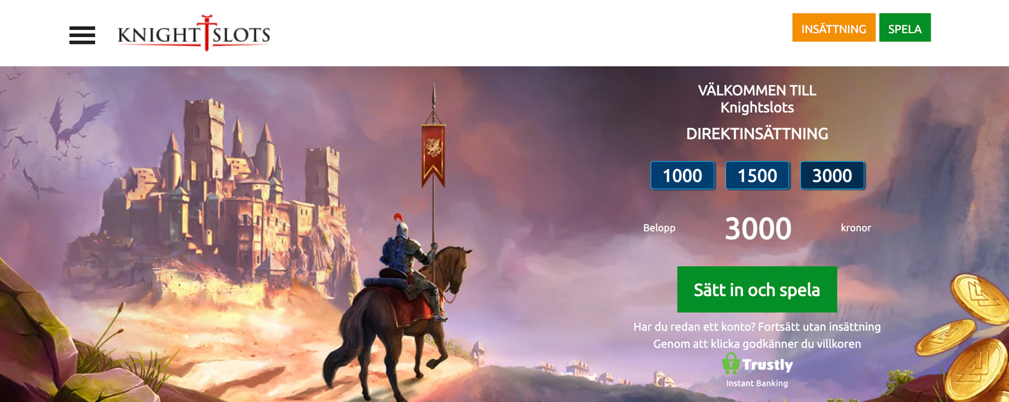 KnightSlots casino recension - Sveriges Bästa Casino - 05