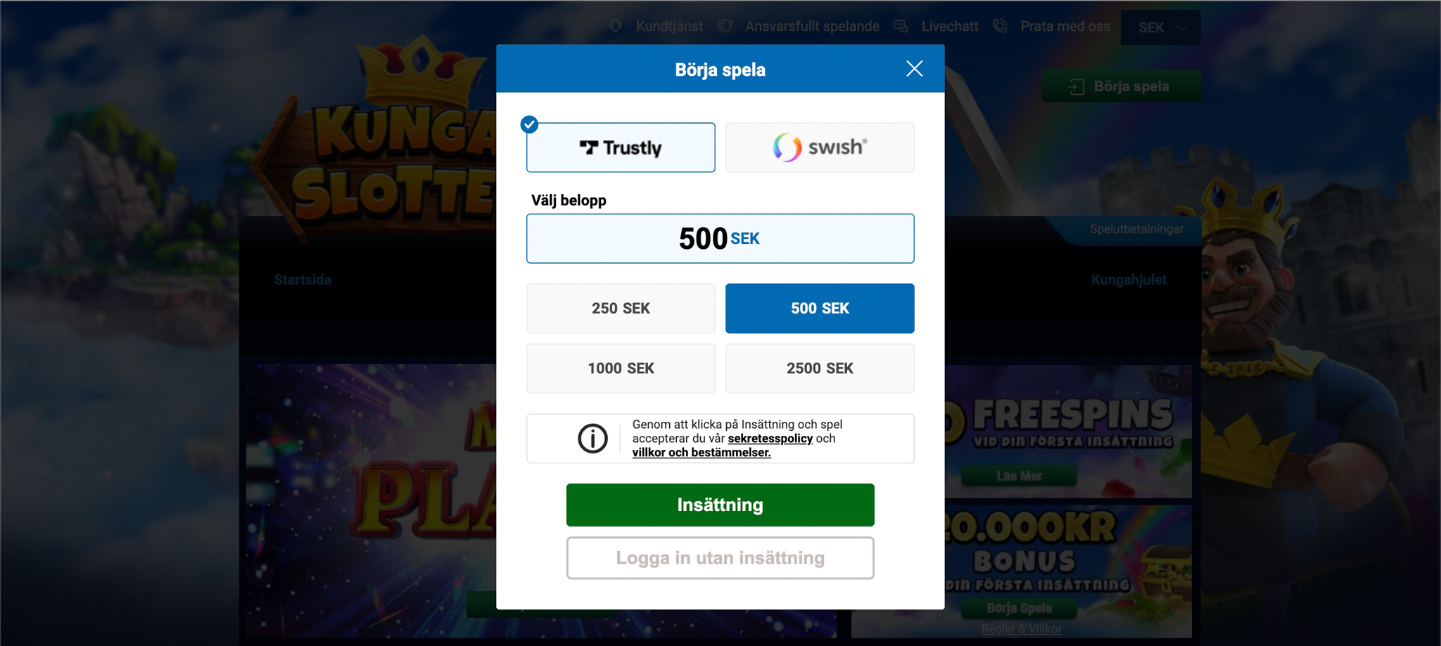 Kungaslottet casino recension - Sveriges Bästa Casino - 05