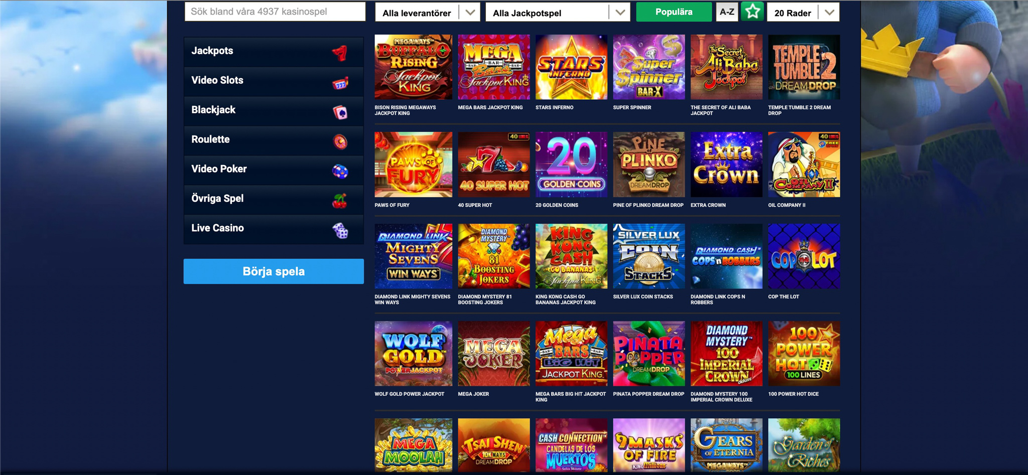 Kungaslottet casino recension - Sveriges Bästa Casino - 08