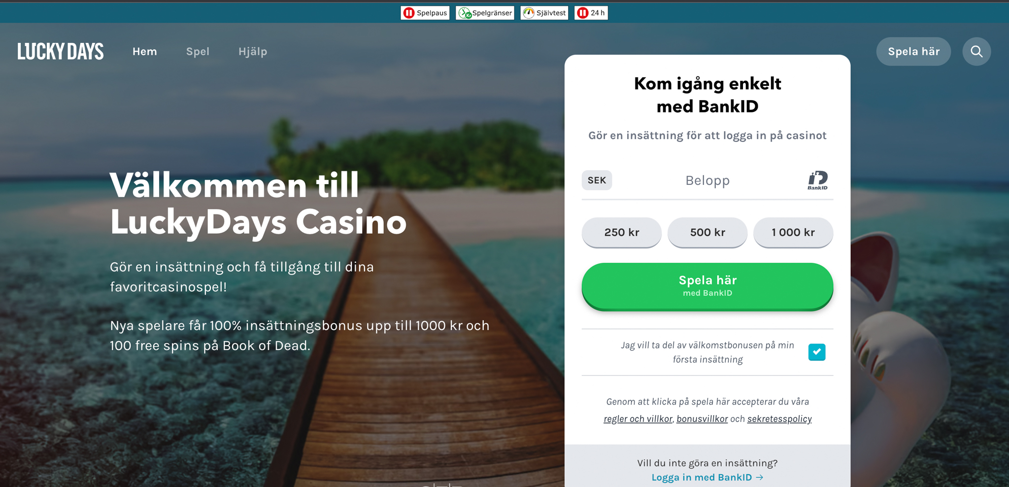 Lucky Days casino recension - Sveriges Bästa Casino - 06