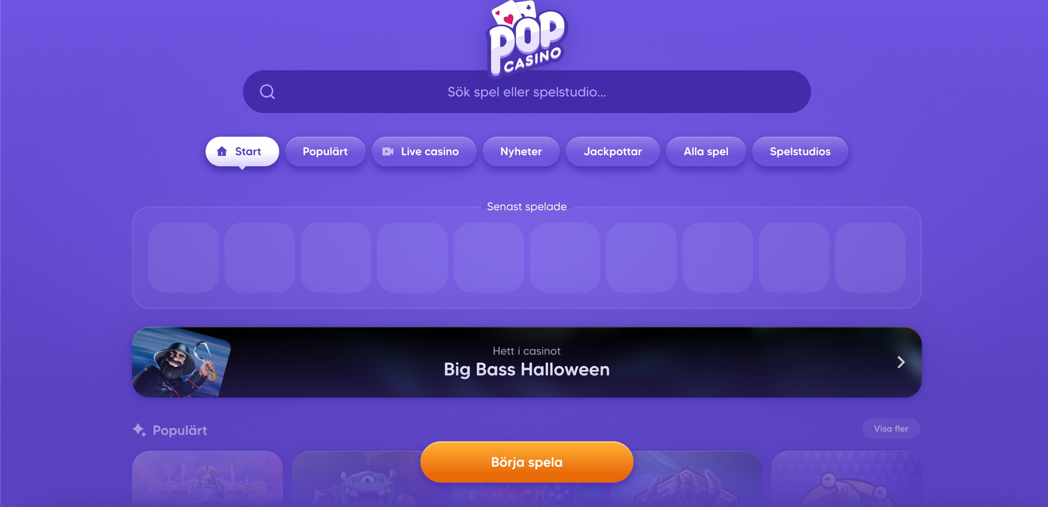 Pop casino recension - Sveriges Bästa Casino - 07