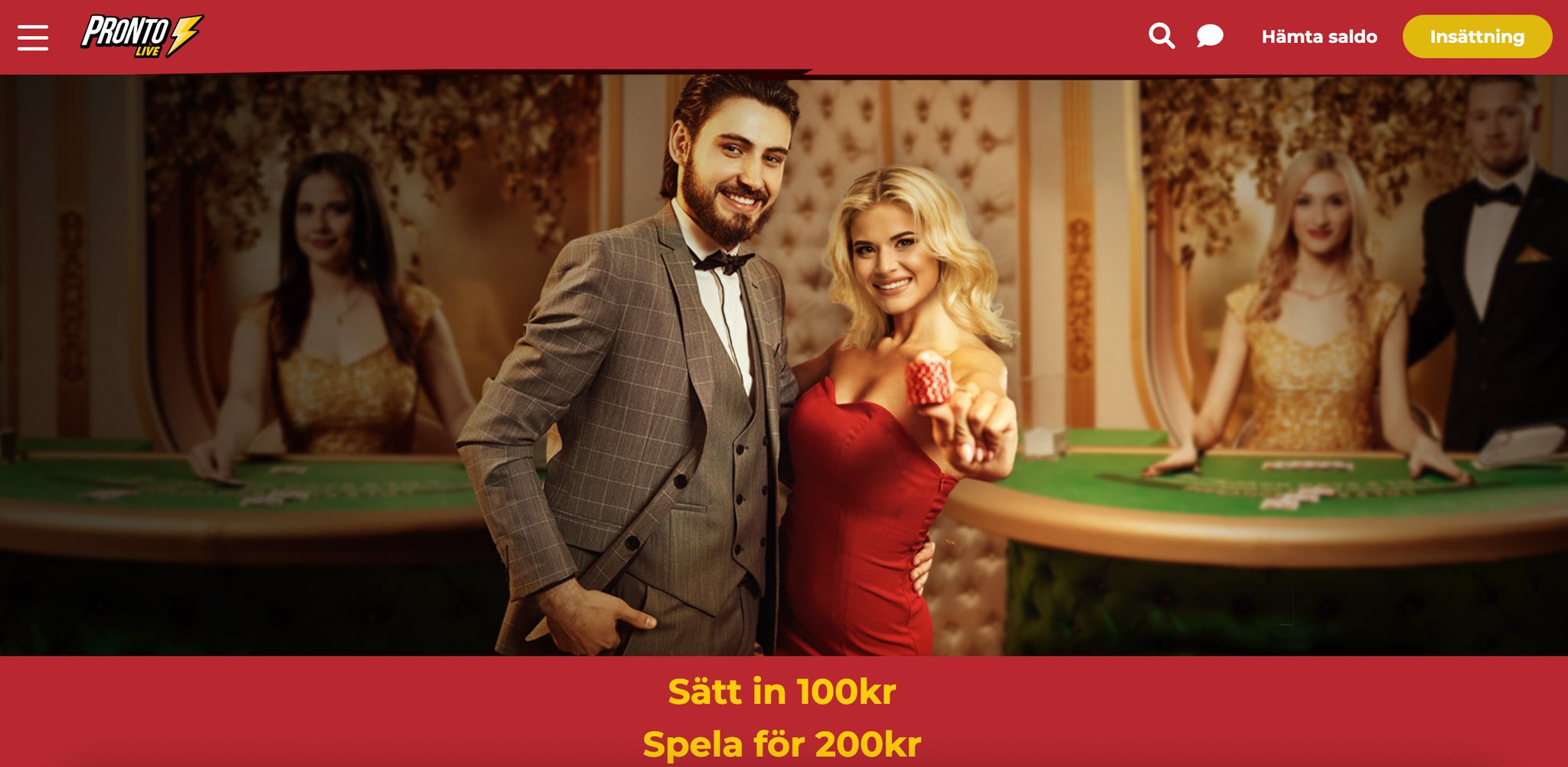 Pronto Live Casino recension - Sveriges Bästa Casino - 06