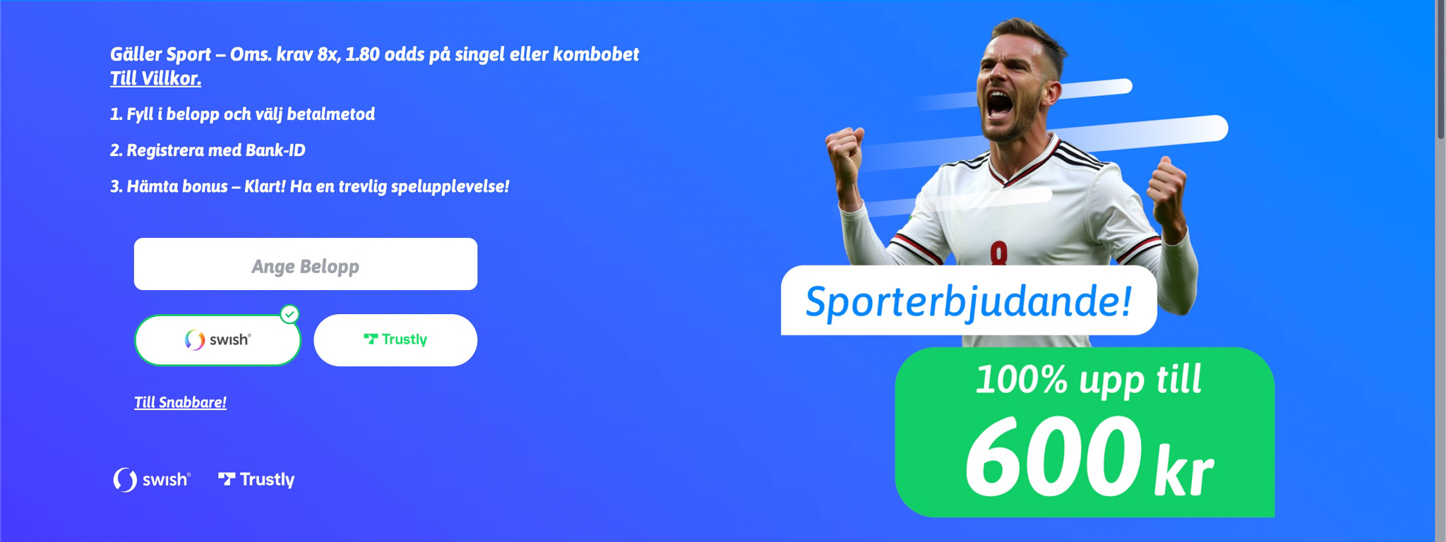 Snabbare Casino recension - Sveriges Bästa Casino - 03