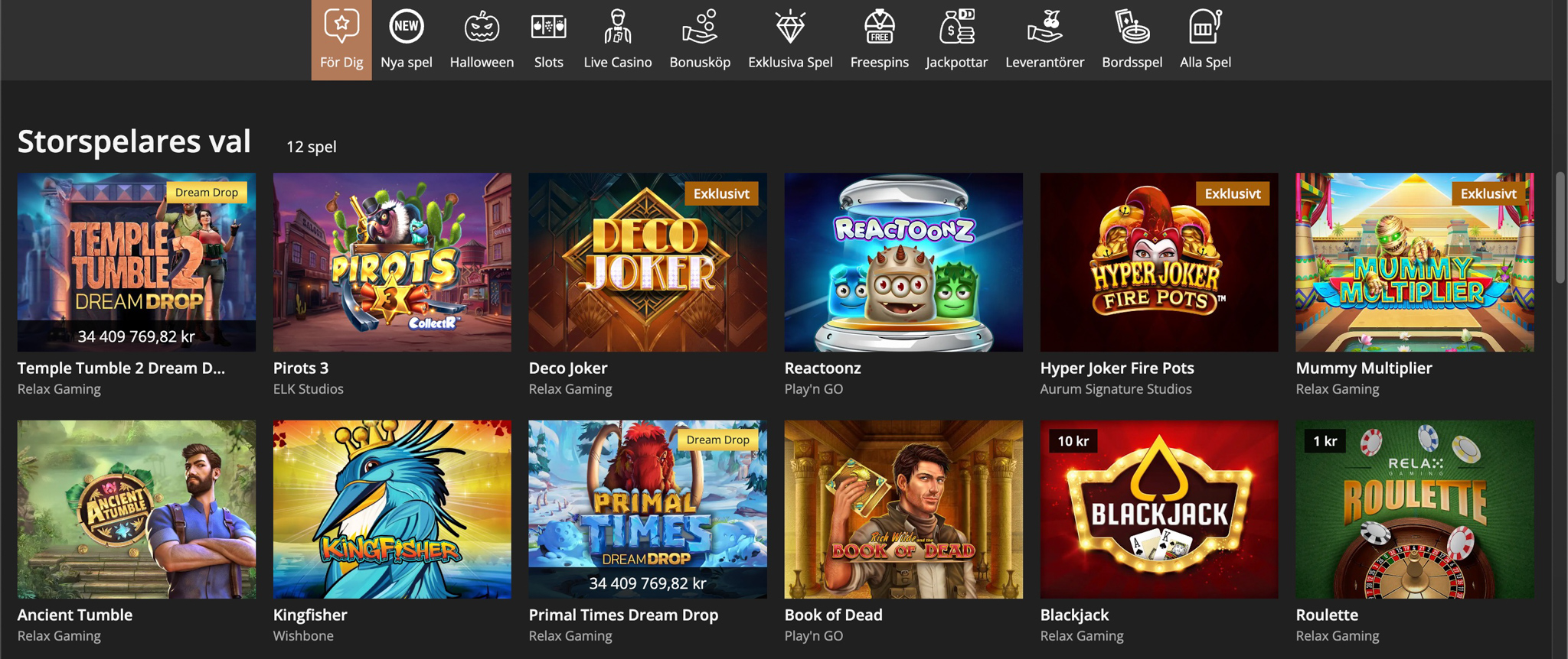 Storspelare casino recension - Sveriges Bästa Casino - 01