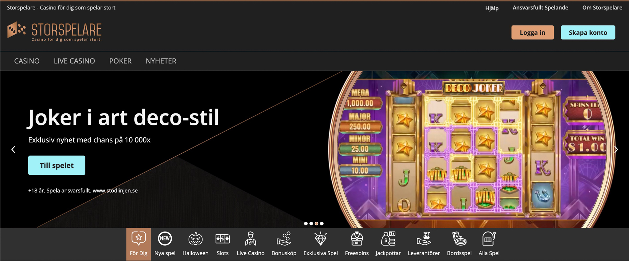 Storspelare casino recension - Sveriges Bästa Casino - 07