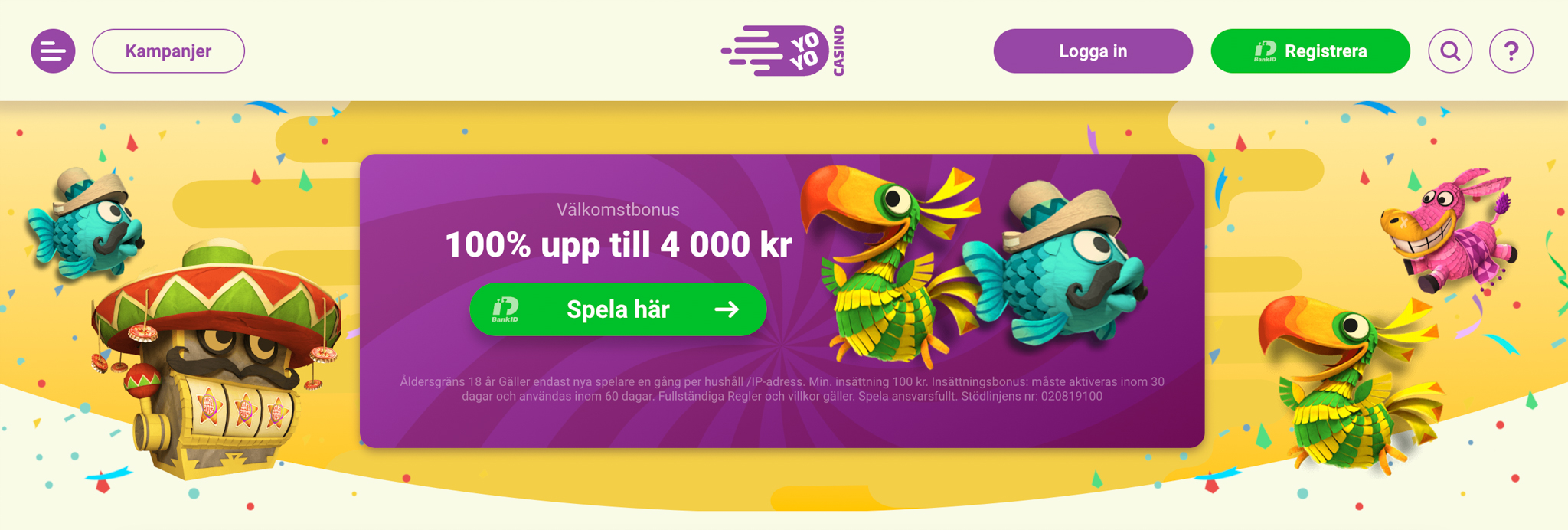 YoYo Casino recension - Sveriges Bästa Casino - 05