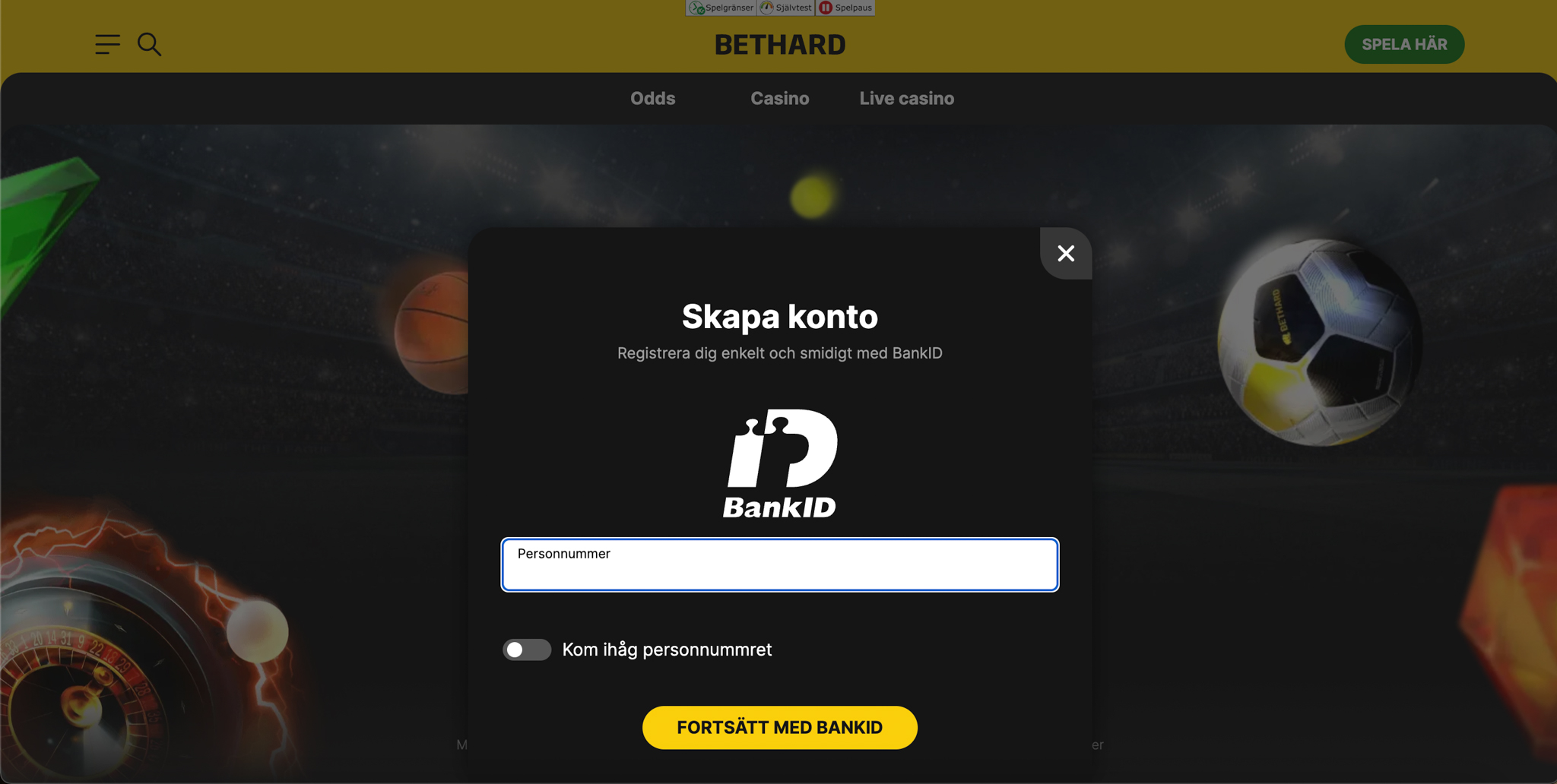 Bethard Betting recension - Sveriges Bästa Casino - 01