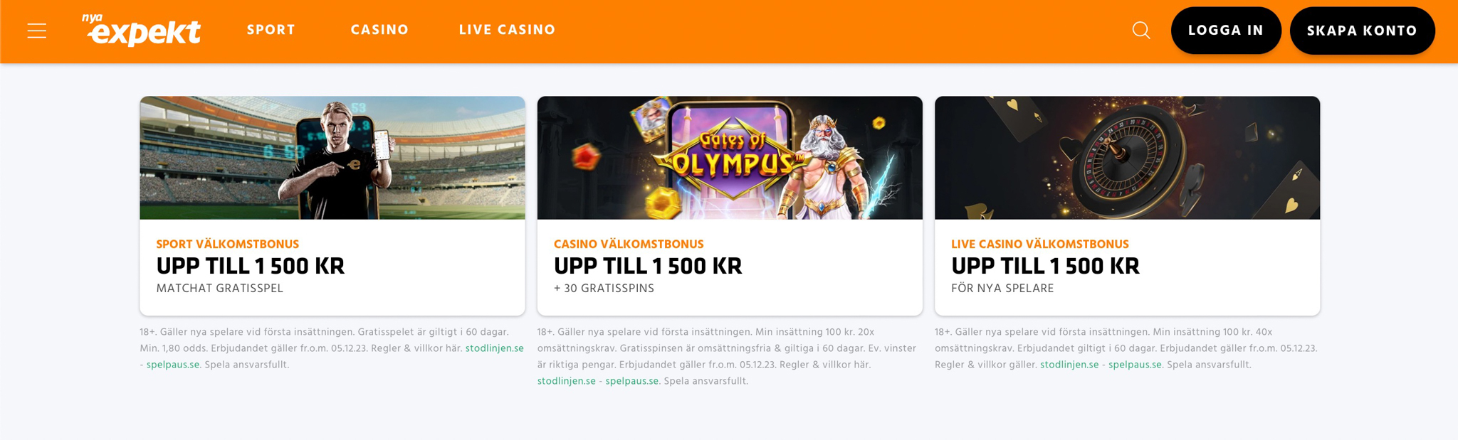 Expekt Betting recension - Sveriges Bästa Casino - 07
