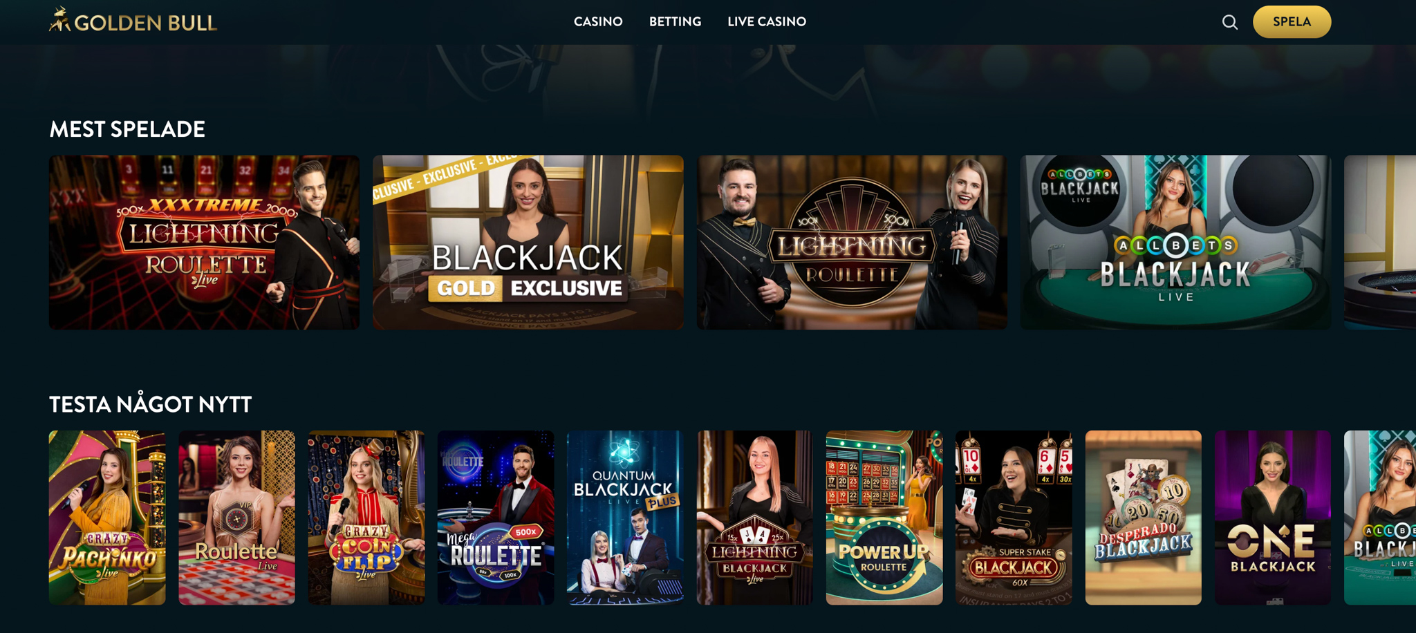 Golden Bull betting recension - Sveriges Bästa Casino - 07