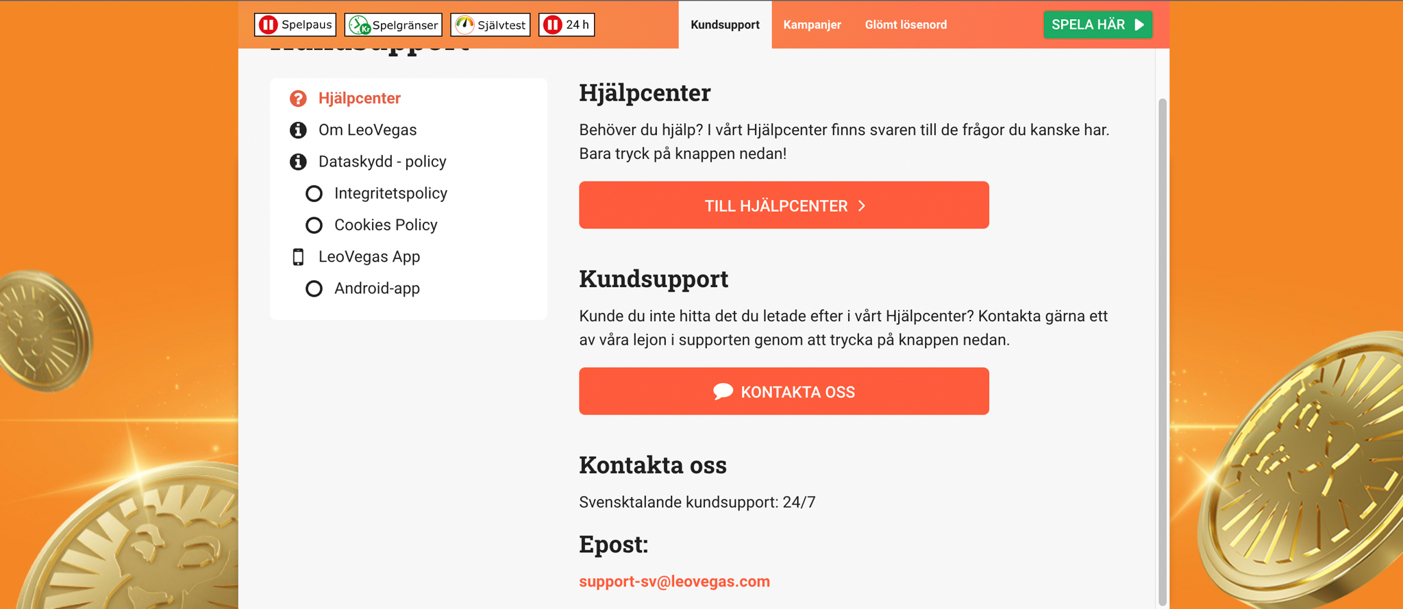 LeoVegas Betting recension - Sveriges Bästa Casino - 04