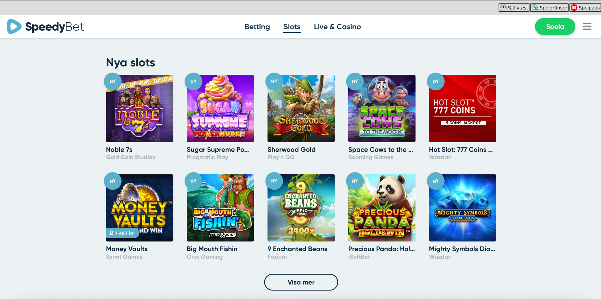 Speedybet Betting recension - Sveriges Bästa Casino - 04