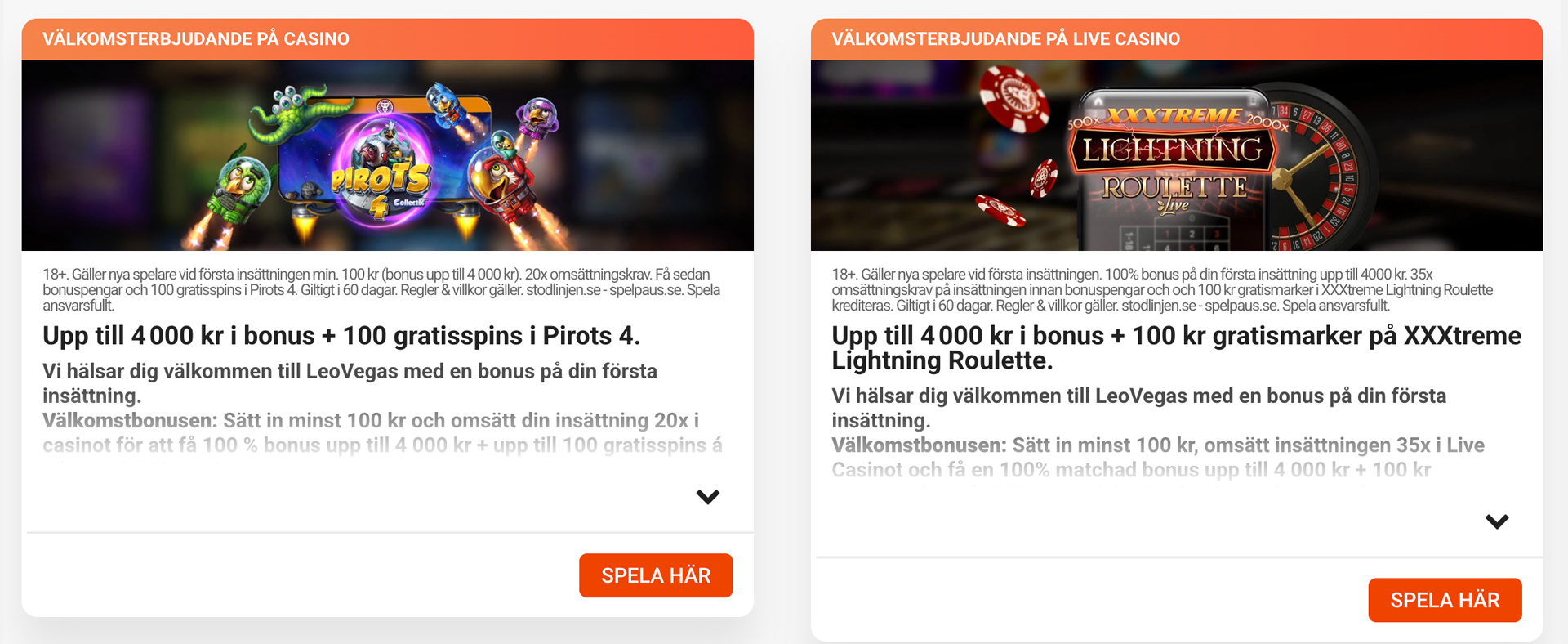 Leovegas Betting recension - Sveriges Bästa Casino - 251020 - 01