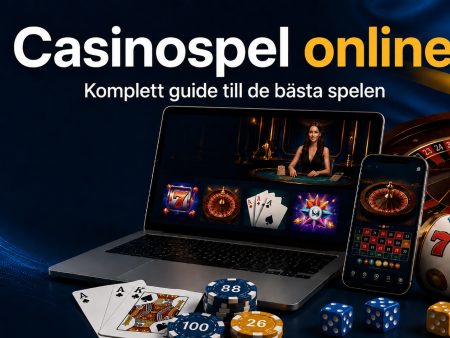Casinospel online – komplett guide till de bästa spelen 2026