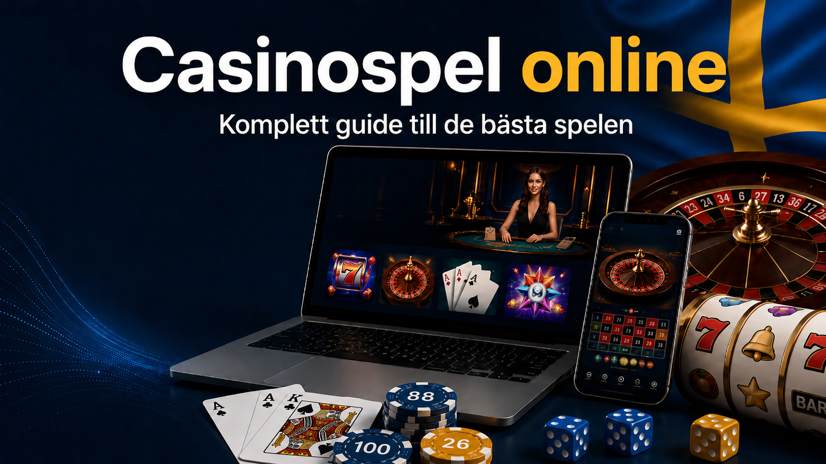 Casinospel online – komplett guide till de bästa spelen