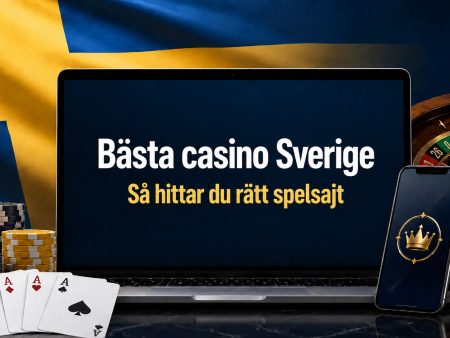 Bästa casino Sverige 2026 – så hittar du rätt spelsajt