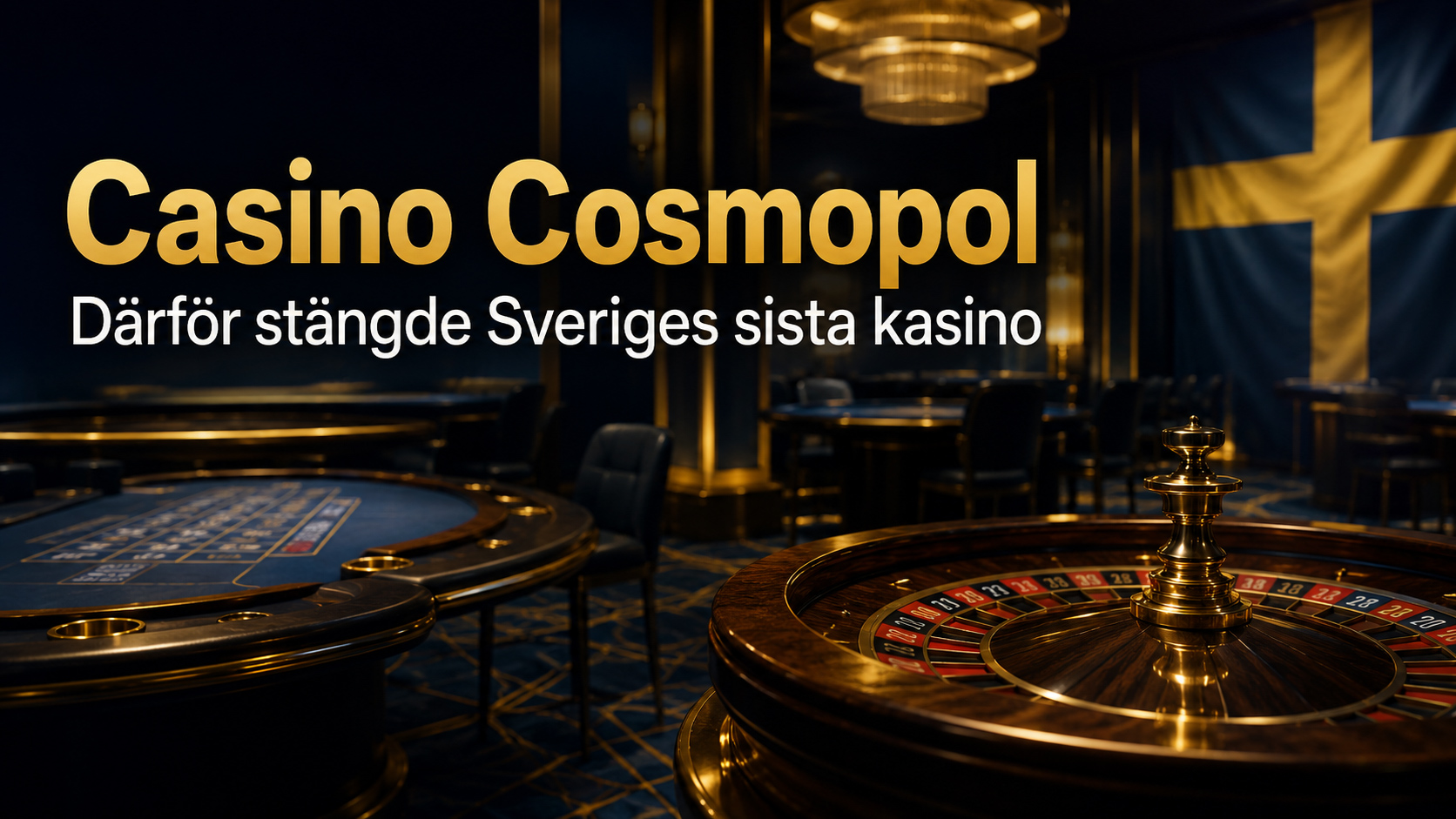 Casino Cosmopol - därför stängde Sveriges sista kasino